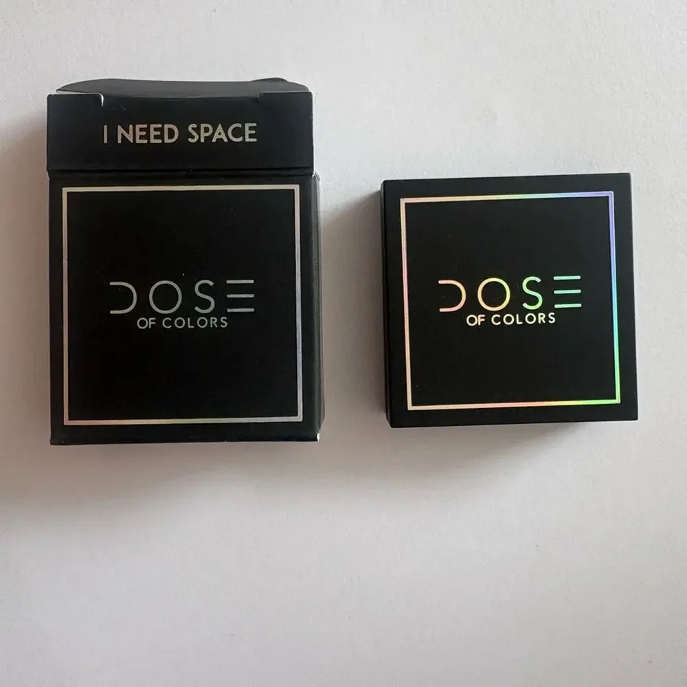 NWT dose of colors I need space block party  grey black shimmer single shadow